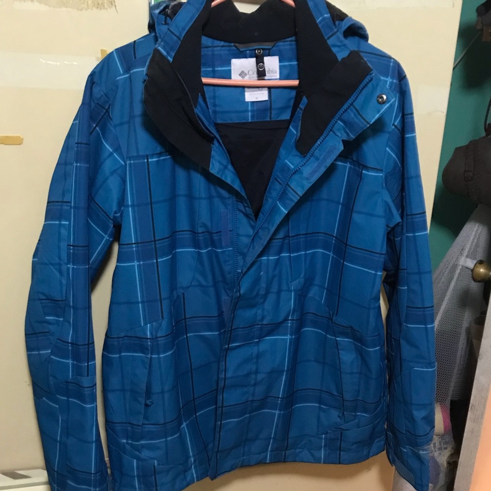 Juniors Winter Coat- blue- Columbia brand